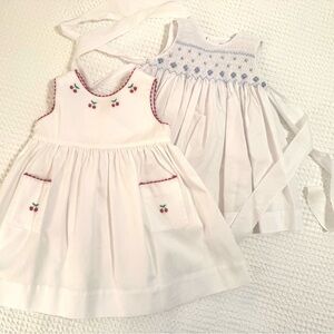 Girls summer dresses size 18m Betti Terrell and 2 Jeannie smocked